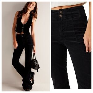 We The Free Black Flare Pants